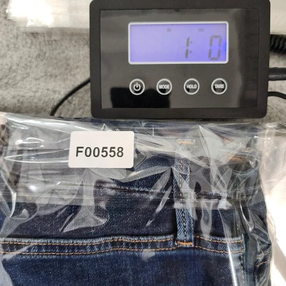 Good American Jeans Women 2/26 Blue Mid Rise Good Legs Skinny Distressed Raw Hem - Picture 11 of 11